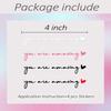 4 x You are Amazing Rear View Mirror Sticker,Car Rear View Mirror Decal,Rearview Affirmation Stickers,Car Accessories for Women,Water Bottle Laptop