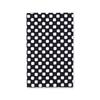 Miyamoto Towel Miyamoto Tenugui Hand Towel with Small Checkered Made in 33 x 03589 Chū-sen Pattern, Pattern, Japan, Black, Approx. 90cm,