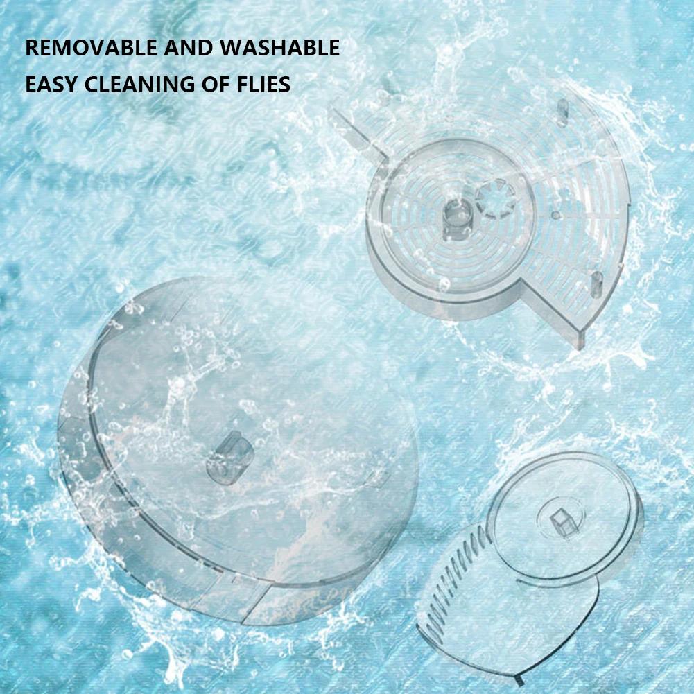 Automatic Pest Catcher USB Rechargeable Pest Catcher Device Household Home Kitchen Flytrap Quiet Removable Insect Pest Catcher