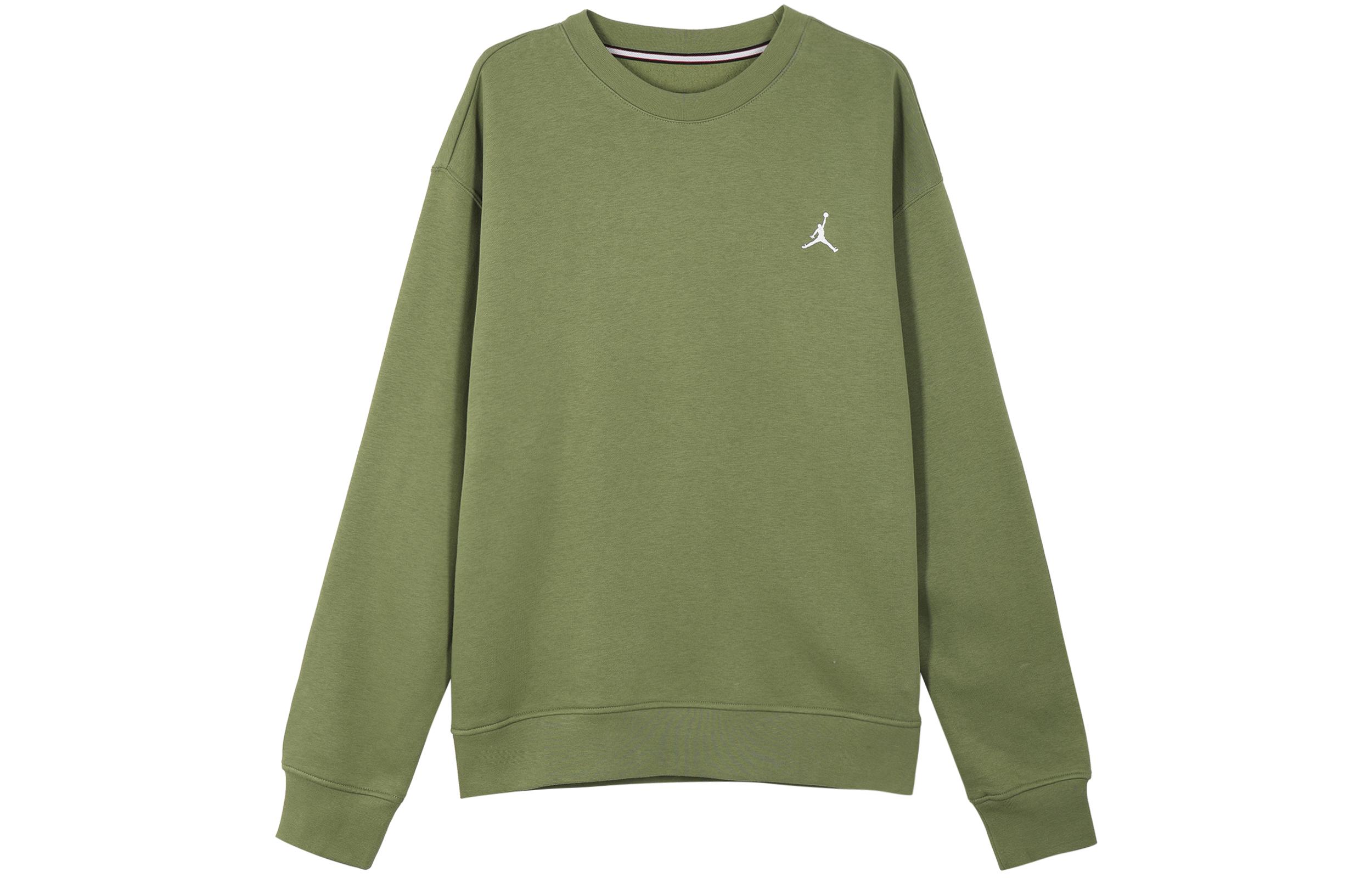 Jordan Men's Green Sweatshirts Crew Neck Moderate Regular Fj7777-340 Cm