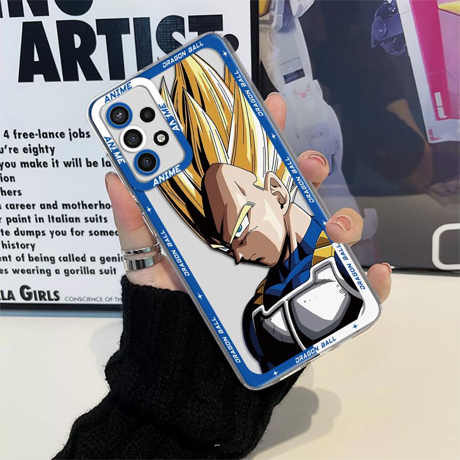 Clear Phone Cover Case for Samsung Galaxy A50 A72 A31 A52 A21s A52s A32 A71 A12 A51 A16 A17 Cool Dragon-Ball Goku