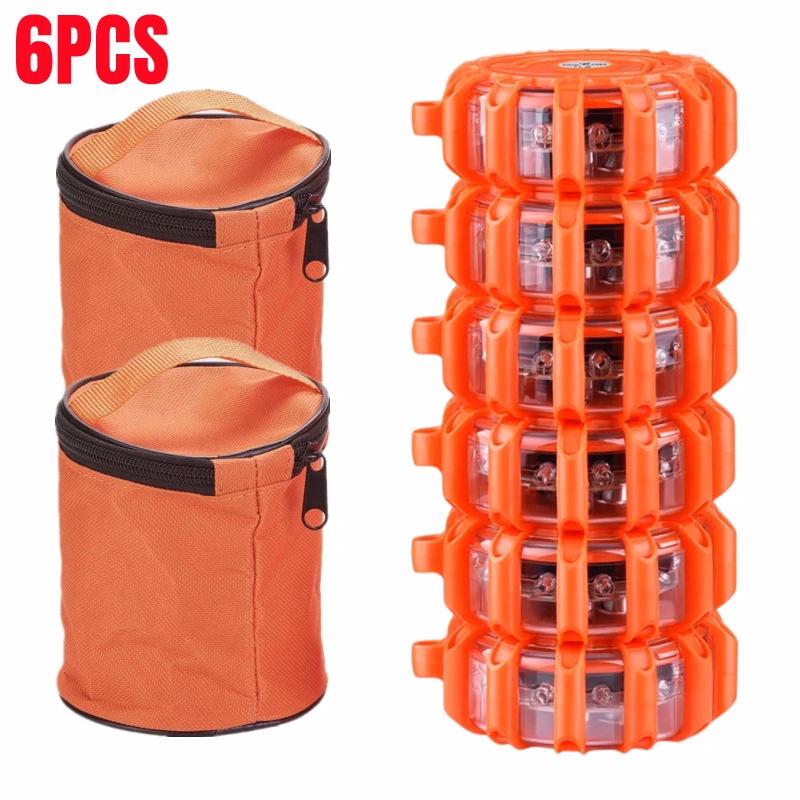 LED Auto Warnleuchte für den Verkehr mit starker Magnetbefestigung & Dauerlichtmodus