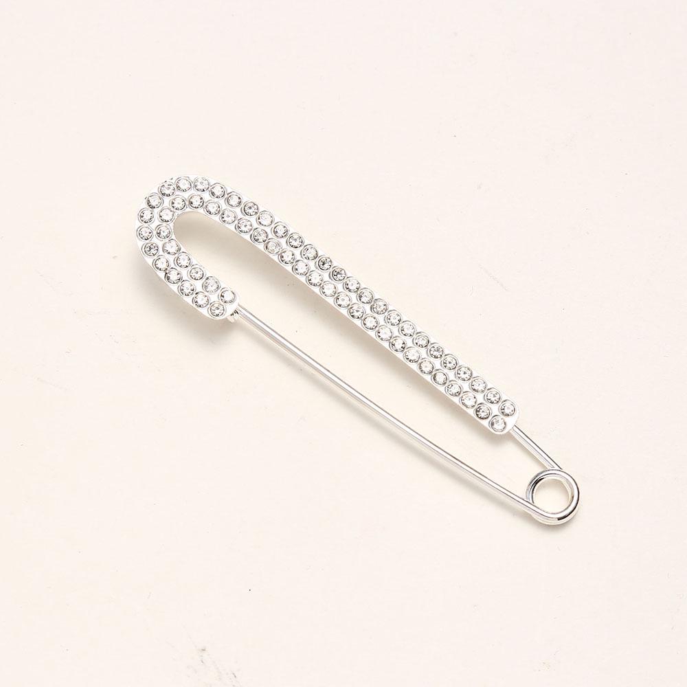 Exquisite Damen-Strass-Perlenbrosche: Anti-Exposition, Taillenformend, Cardigan-Accessoire.