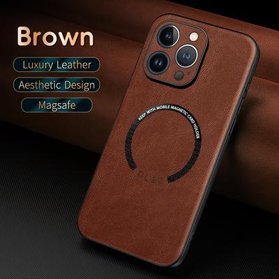 Case For iPhone 15 14 13 12 11 Pro Max Case Leather Phone Cover For iPhone 15 14 7 8 Plus XS XR Case Silicone Luxury Back Cover