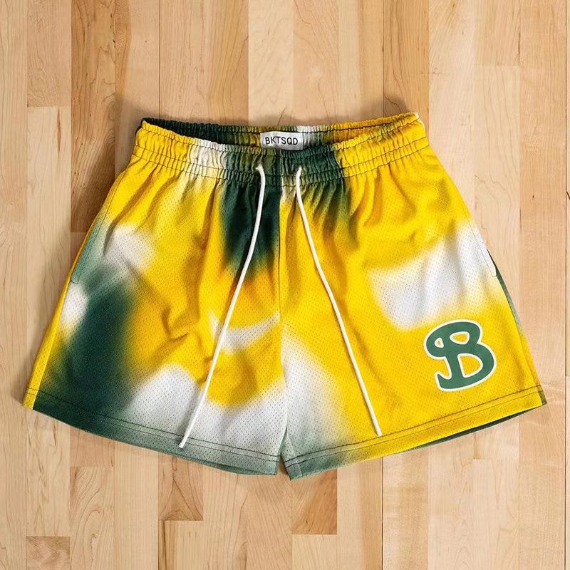 BKTSQD Men's Quick-Dry Mesh Basketball Shorts - Summer Loose-Fit Casual Pants