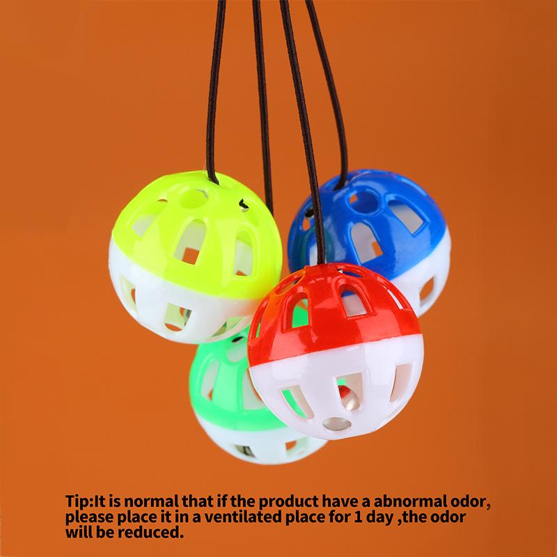 Cat Toy Set: Suction Cup Ring, Sounding Ball & Bell Ball for Self-Entertainment