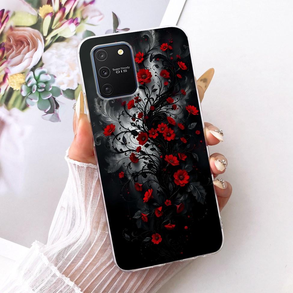 Clear For Samsung S10 Lite Case Cute Fashion Butterfly Funny Painted Casing For Samsung Galaxy S10 Lite SM-G770F SM-G770U1 Cover