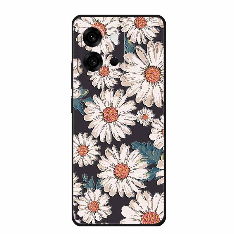 3D Emboss Case For OnePlus 13T 2025 Phone Case 13 T Coque Flowers Silicone Soft Back Cover For OnePlus 13s 2025 Case 13 s Funda