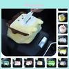 Car Tissue Box Cover Fun Cartoon Animal Design Soft Plush Material Long-lasting