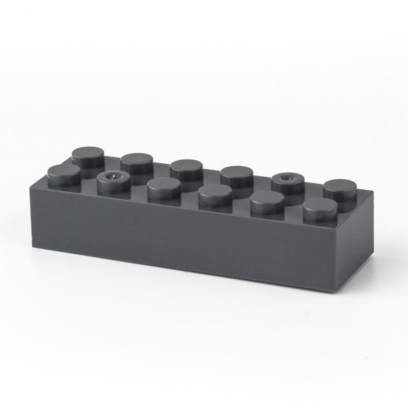 100g Small Particle 2456 High Brick 2x6 DIY Building Block Compatible with Creative Gift MOC Building Block Castle Toy