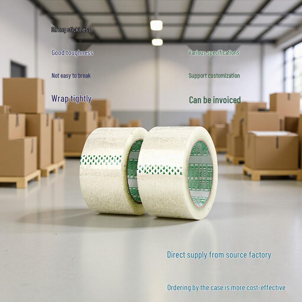 

High Viscosity Transparent Wide Sealing Adhesive Tape for Logistics and Gift Packaging, 100m Seal 60MM x 100M прозрачный