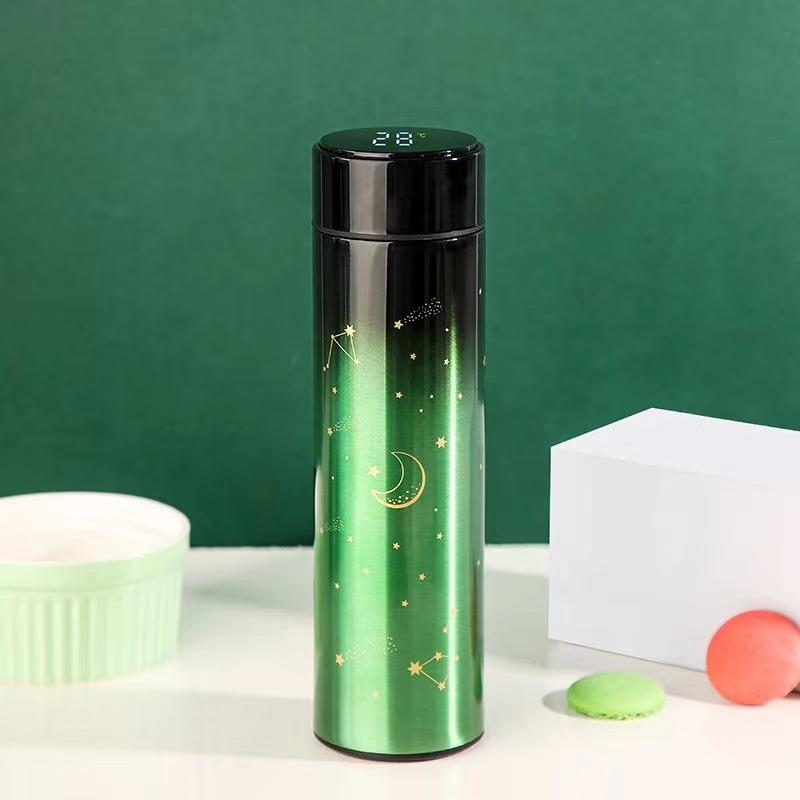 Smart Thermal Bottle Display Temperature Thermal Mug Stainless Steel Food Thermos For Tea Water Bottle With Heating Fashion Cup