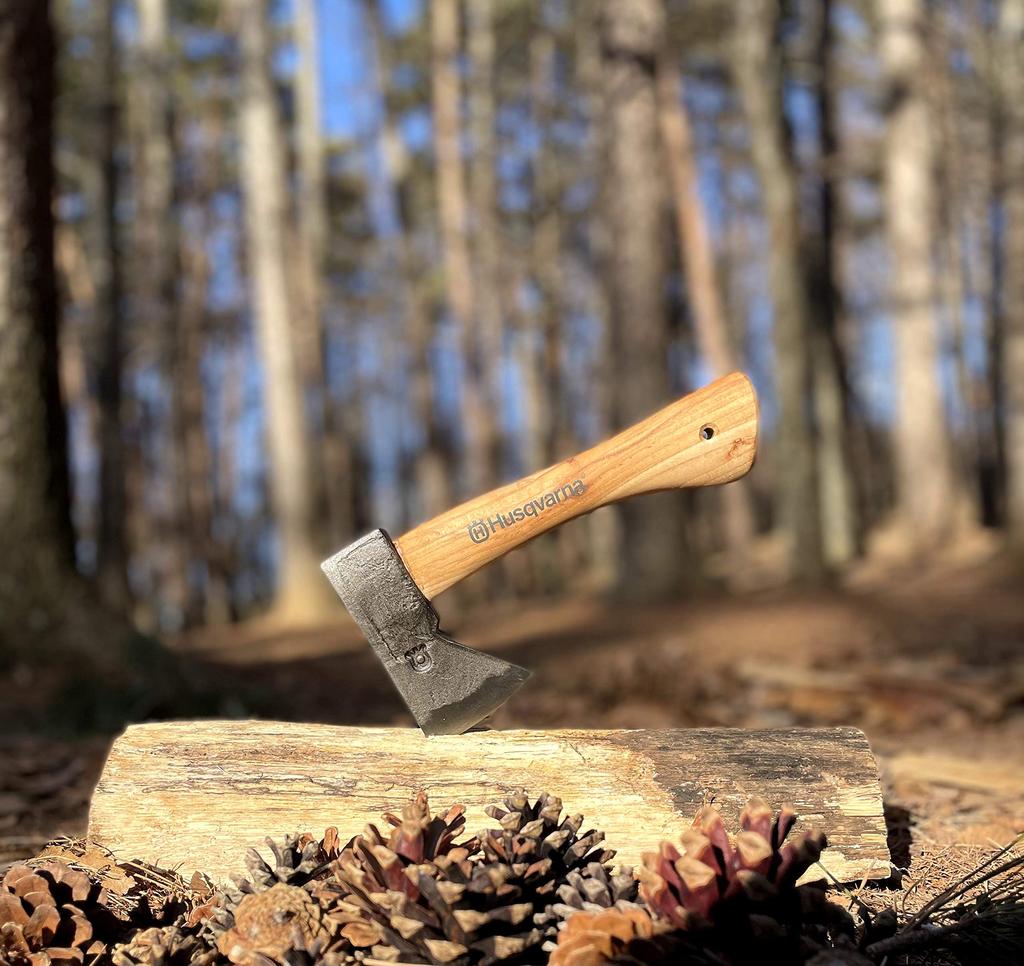 Husqvarna Zenoah Hiking Hatchet Made In Germany 599673501 Compact with Cover Suitable for Outdoors Length 25cm