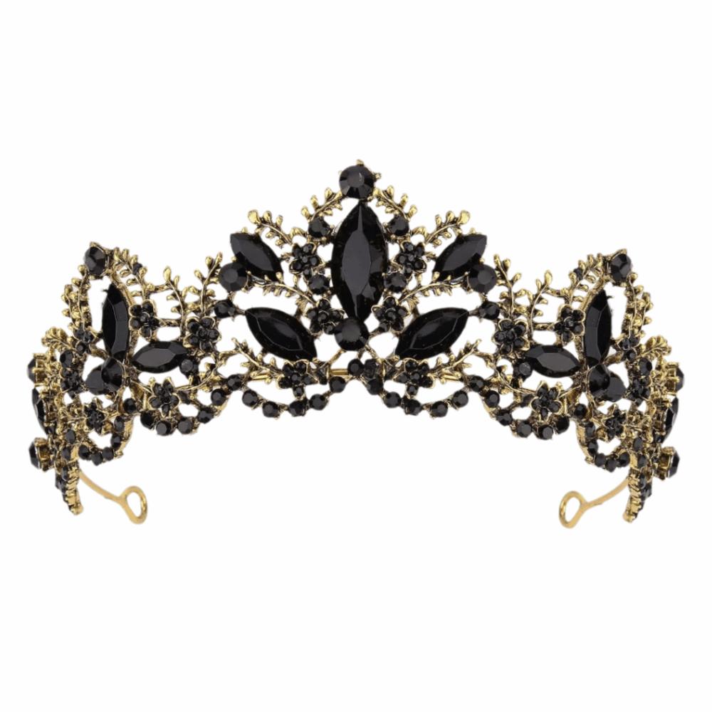 Elegant Bridal Princess Crown Luxury Rhinestone Diadem Women Hair Hoop  Wedding Hair Accessories