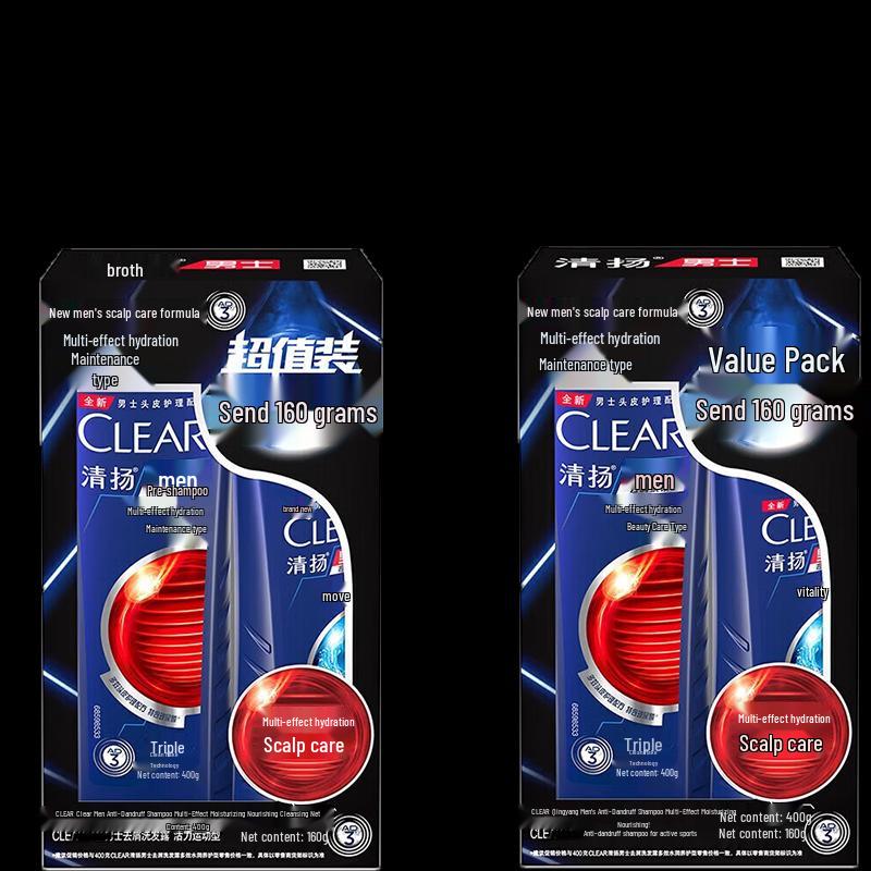 

Clear Men Anti-Dandruff Multi-Effect Hydrating Shampoo