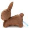 Bruna Washable Beans Collection Rabbit (Brown) Plush Toy, Approximately 15cm Tall