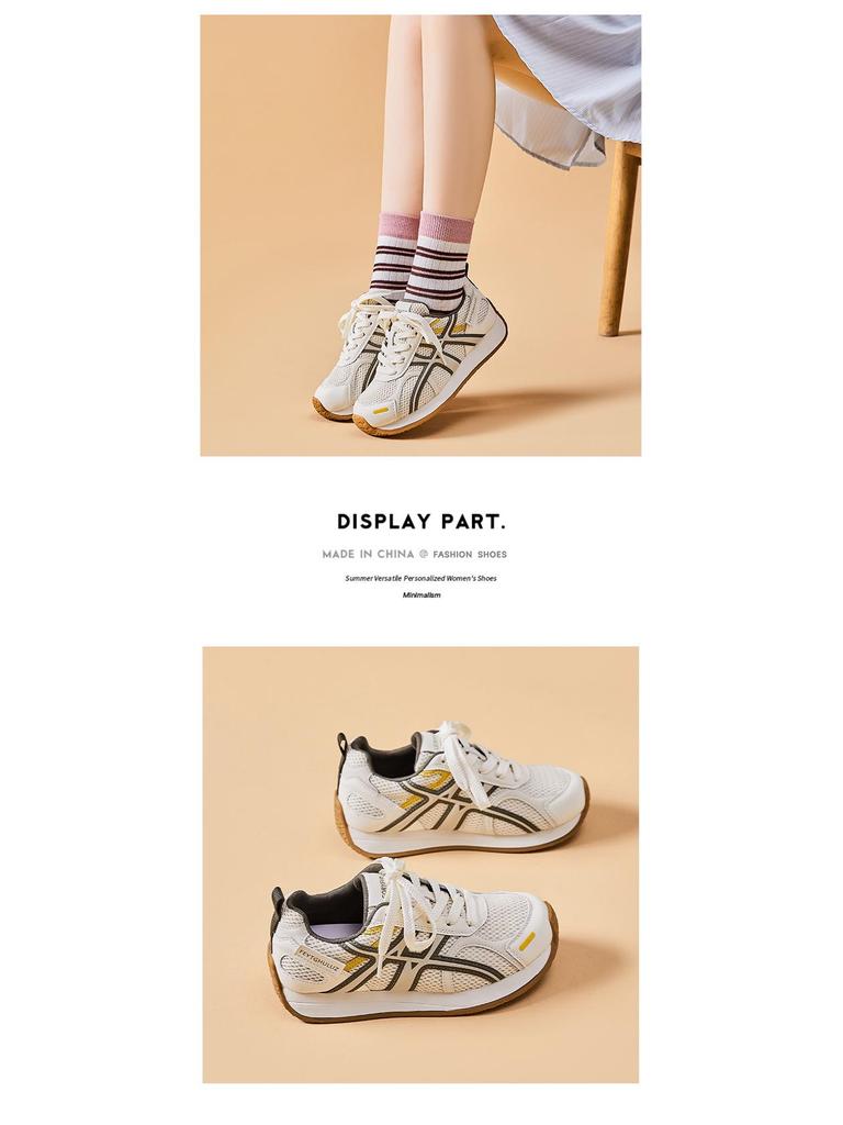 Retro Agande Women's 2025 Thick-Soled Breathable Running & Hiking Shoes