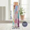 Copper Water Bottle | Handcrafted Tamba Bottle | Premium Copper Water Bottle for Home Décor, Office, Travel & Gifting | 900 ml