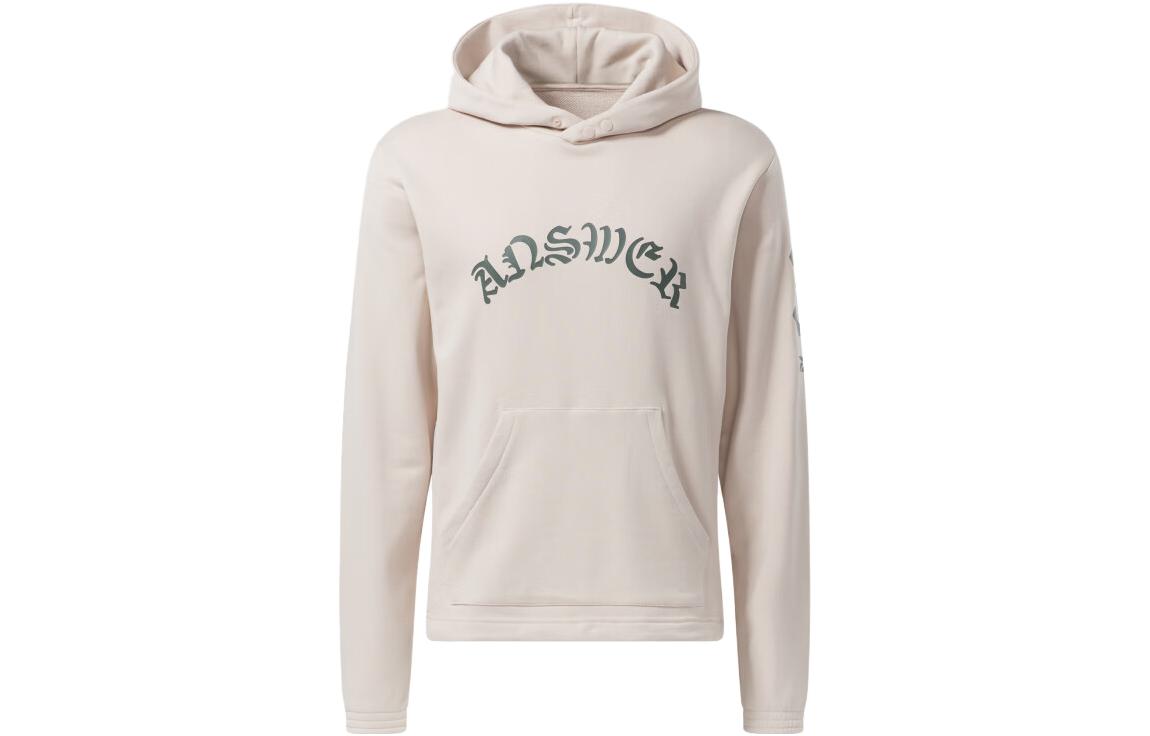 Reebok Sweatshirts Unisex Ecru Hooded Moderate Regular H47109 XL
