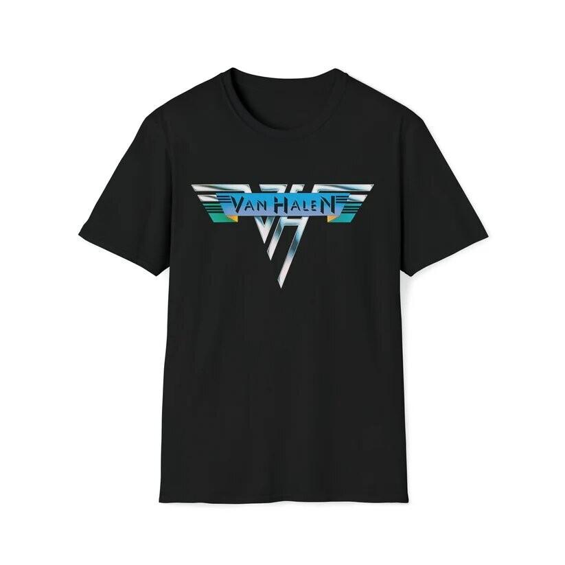 Vintage Van Halen 1978 Logo T Shirt, Short Sleeve Cotton T-shirt, Size S-5XL Unisex T-Shirt XXXXL