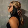 2026 New Fashion Leopard Print Silk Hairbands Scarf Women Elagant Bandana Neck Kerchief Head Bands Foulard Female Scarfs