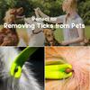 Tick Remover Tool Set Portable with Storage Case Safe Painless Removal for Dogs Cats Outdoor Hiking Travel Use