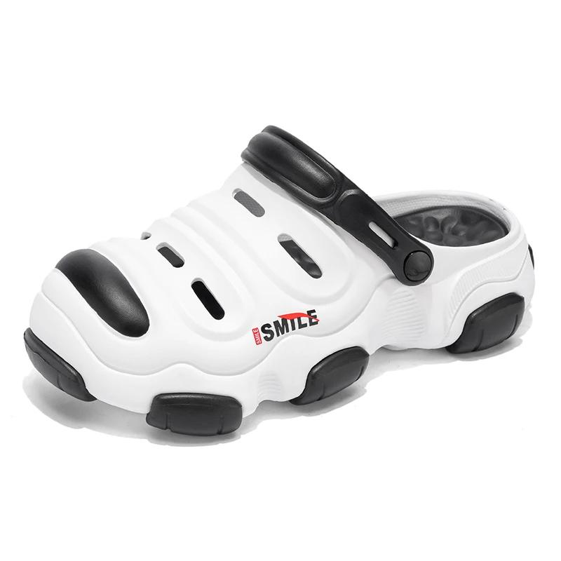 Fashion 2025 Men Shoes Slippers Men Garden Flat Sandals Platform Sandals Man Summer Sandals Male Sneakers Outdoor Flip Flops Home Clogs