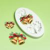 Julstjärna Julblomma Silikon Sugarcraftform Hartsverktyg Muffinform Fondant Tårtdekoreringsverktyg