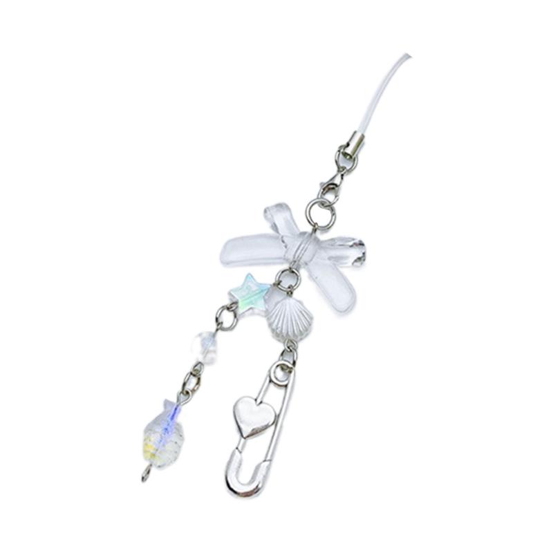 Colorful Phone Chain Handmade Phone Jewelry Trendy Bag Pendant Bag Charm Phone Lanyard Perfect Gift for Woman Girls