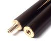 CUESOUL 57" Handcrafted 3/4 Jointed Snooker Cue with Extension and Aluminum Cue Case (D308)