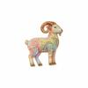 Beautiful Goat Enamel Brooch -inlaid Rhinestone Brooch Trendy Animal Pin  Wedding