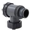 Replacement Swimming Pool Filter Pump Plunger Valve Easy On/Off Compatible with 1 1/2 Hoses and 2 1/2 Fittings