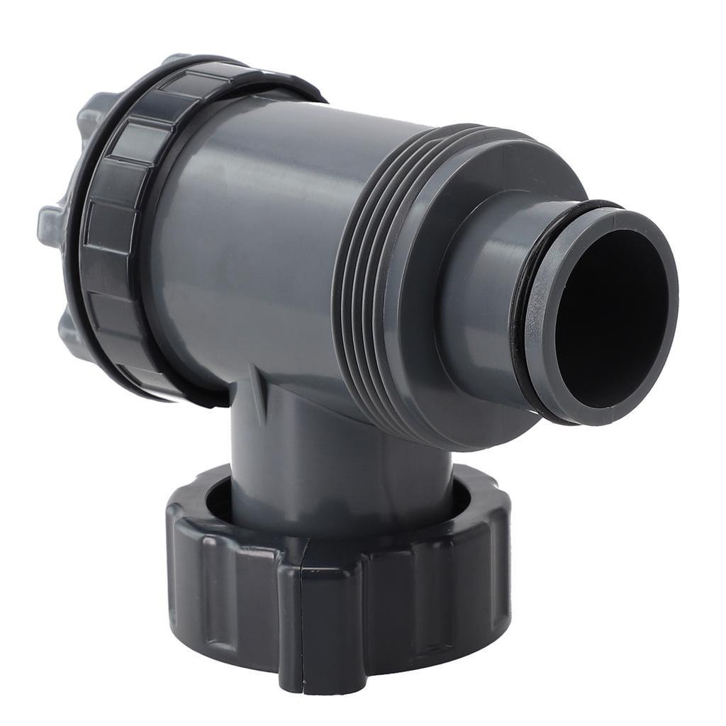 Replacement Swimming Pool Filter Pump Plunger Valve Easy On/Off Compatible with 1 1/2 Hoses and 2 1/2 Fittings