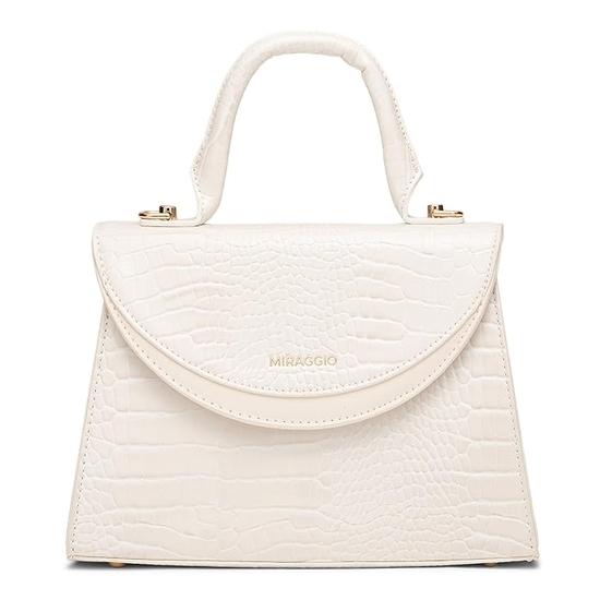 Miraggio Barbara Handtasche für Damen mit Sling-/Crossbody-Gurt