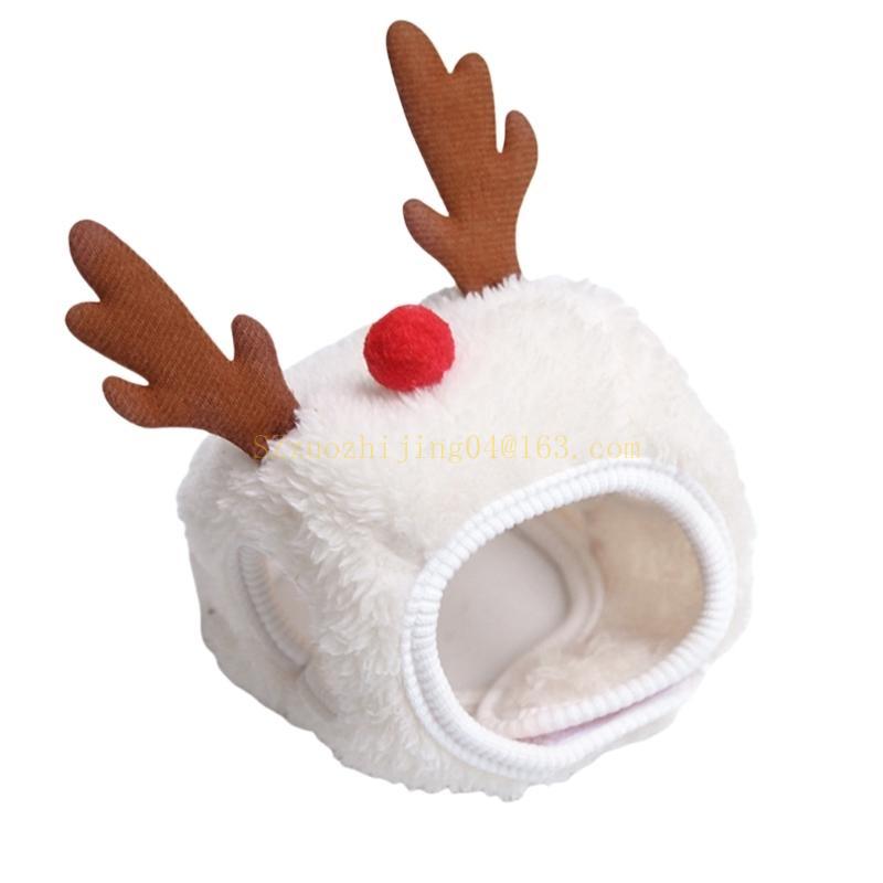 Pet Christmas Tree Hat Unique Reindeer for Small Dog Hat Christmas Reindeer Star Pet Christmas Costume top sale