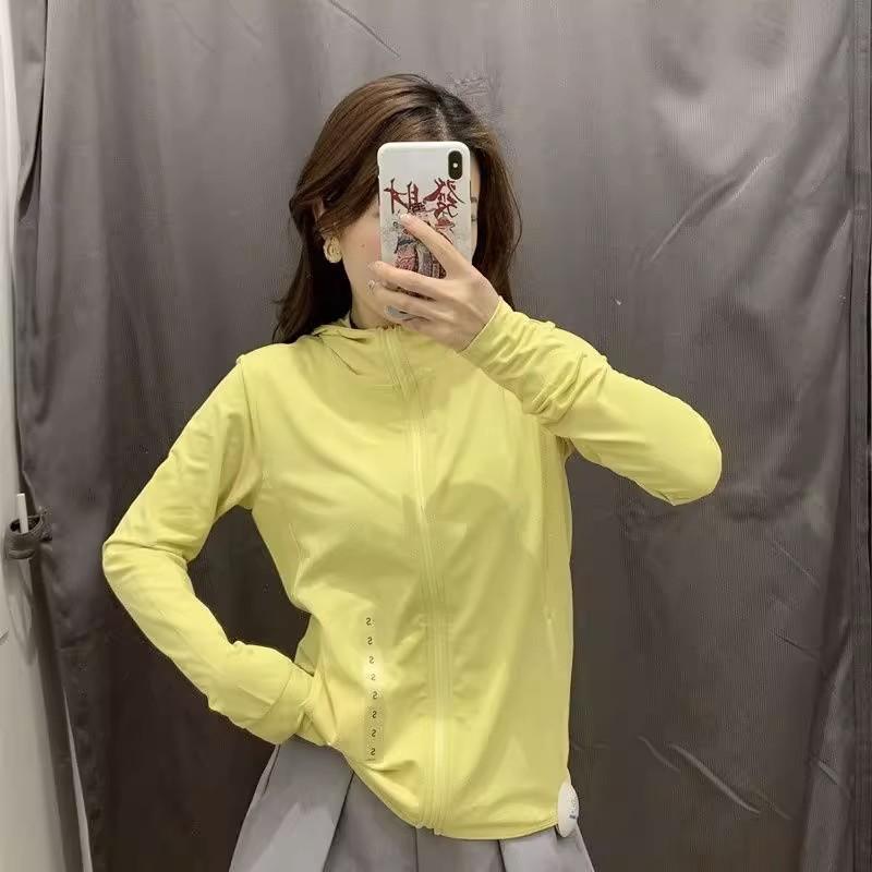 Sunscreen Hooded Jacket Women's Summer Thin Long-sleeved Ice Silk Breathable Anti-ultraviolet Outdoor Running Sports Jacket