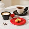 Creative Three-dimensional Heart-shaped Ceramic Coffee Cup Afternoon Tea Dessert Dessert Cup Home Breakfast Milk Cup Office Mug