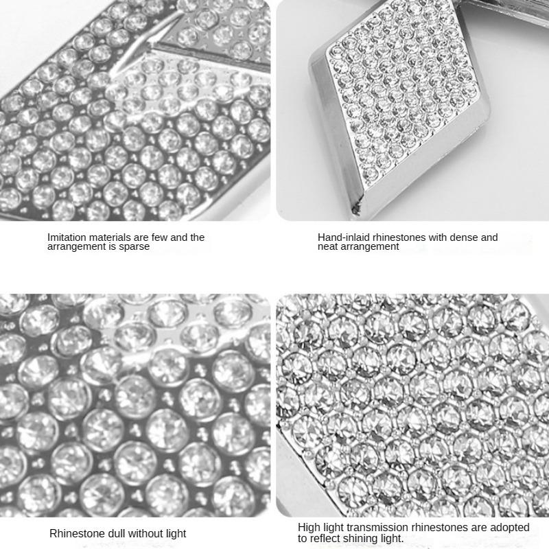 HXA1 1PC 45/50mm Car Steering Wheel Emblem Crystal Diamond Sticker Mercedes Benz A B C E Class GLA CLA GLC GLK GLE Series Accessories