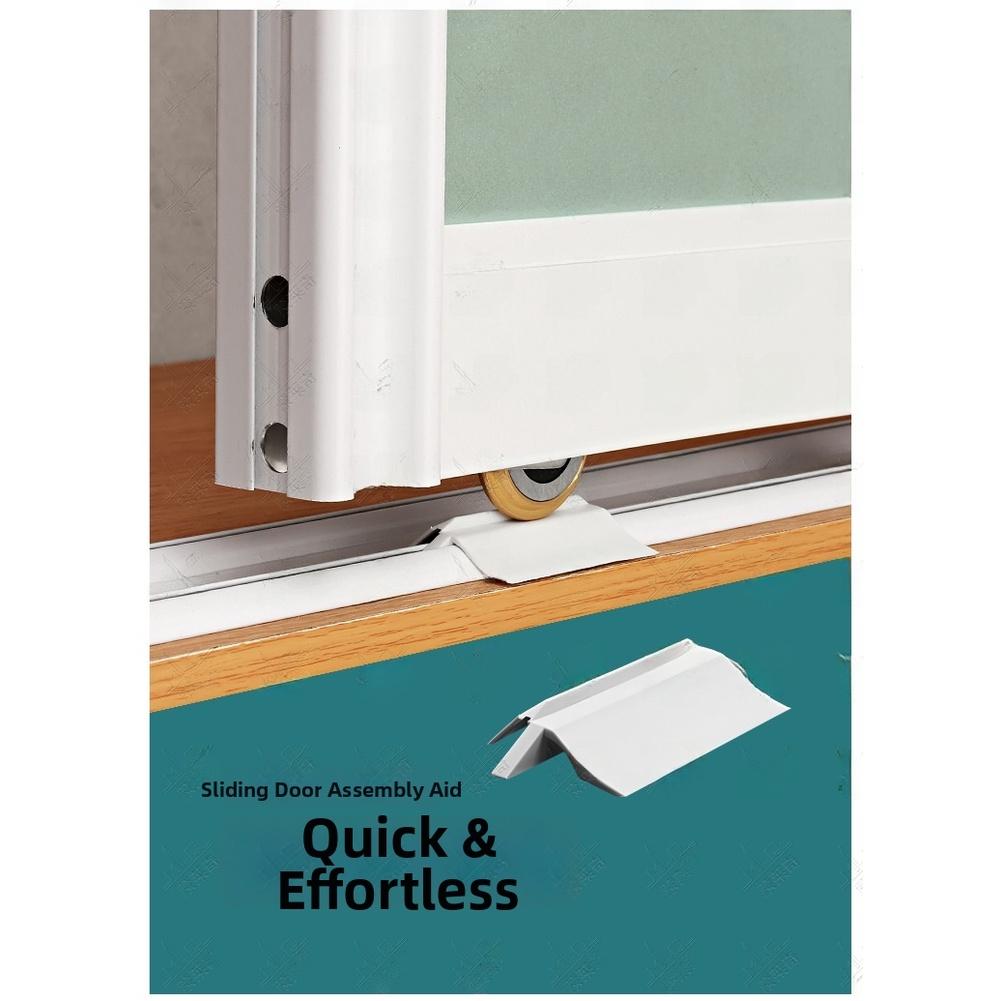Plastic Wardrobe Wheel Installation Aid Block Auxiliary Block Wardrobe Wheel For Bathroom Sliding Door Wheel Disassembly