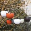Hanging Pot Plastic Planter  Indoor Hanging Basket Honeycomb Hanging Orchid Pot Resin Planter