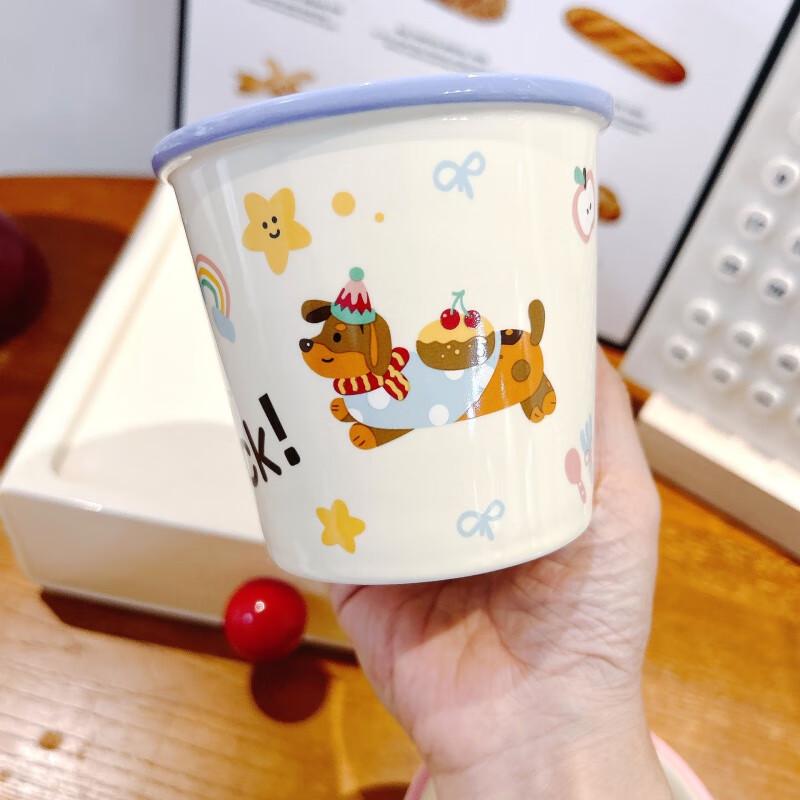 Retro Dachshund Ceramic Mug Set
