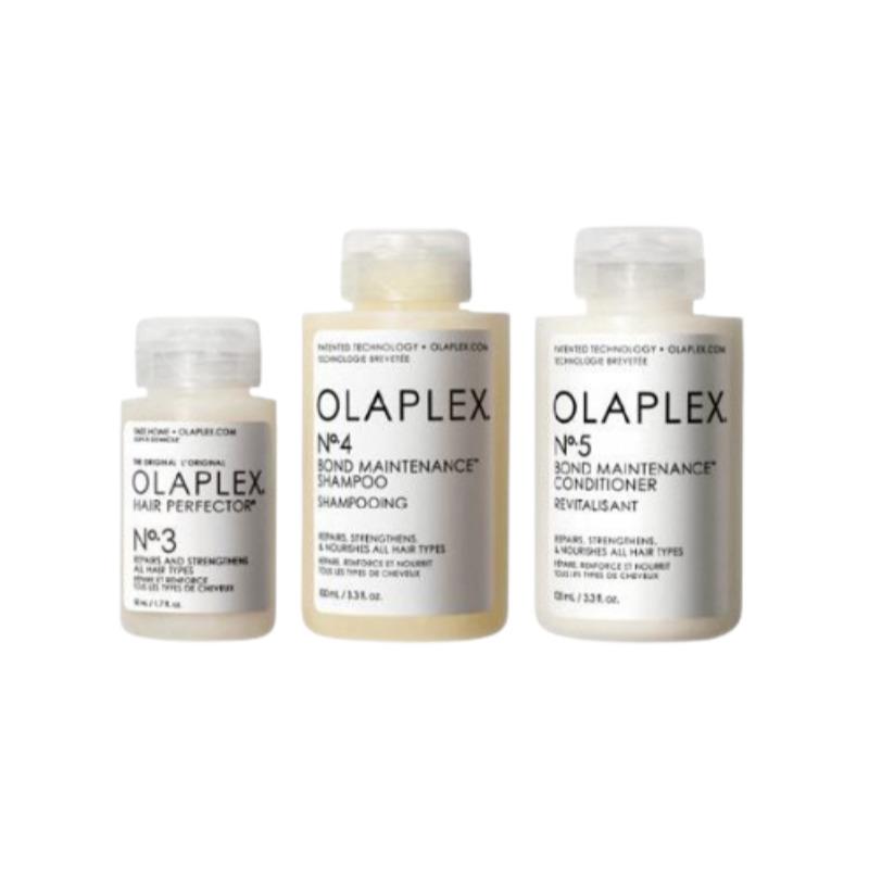 Olaplex Meilleur ensemble de soins capillaires (N°3 50ml + N°4 100ml + N°5 100ml)