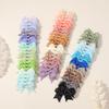 40/60Pcs 2'' Grosgrain Ribbon Mini Bows Hair Clips Set for Baby Girls Sweet Princess Hairpins Barrettes Kids Hair Accessories
