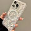 Rabbit Is Suitable for Apple 16promax Mobile Phone Case 15plus Magnetic Suction 14 Bracket 13pro Matte 16e All-inclusive 17.