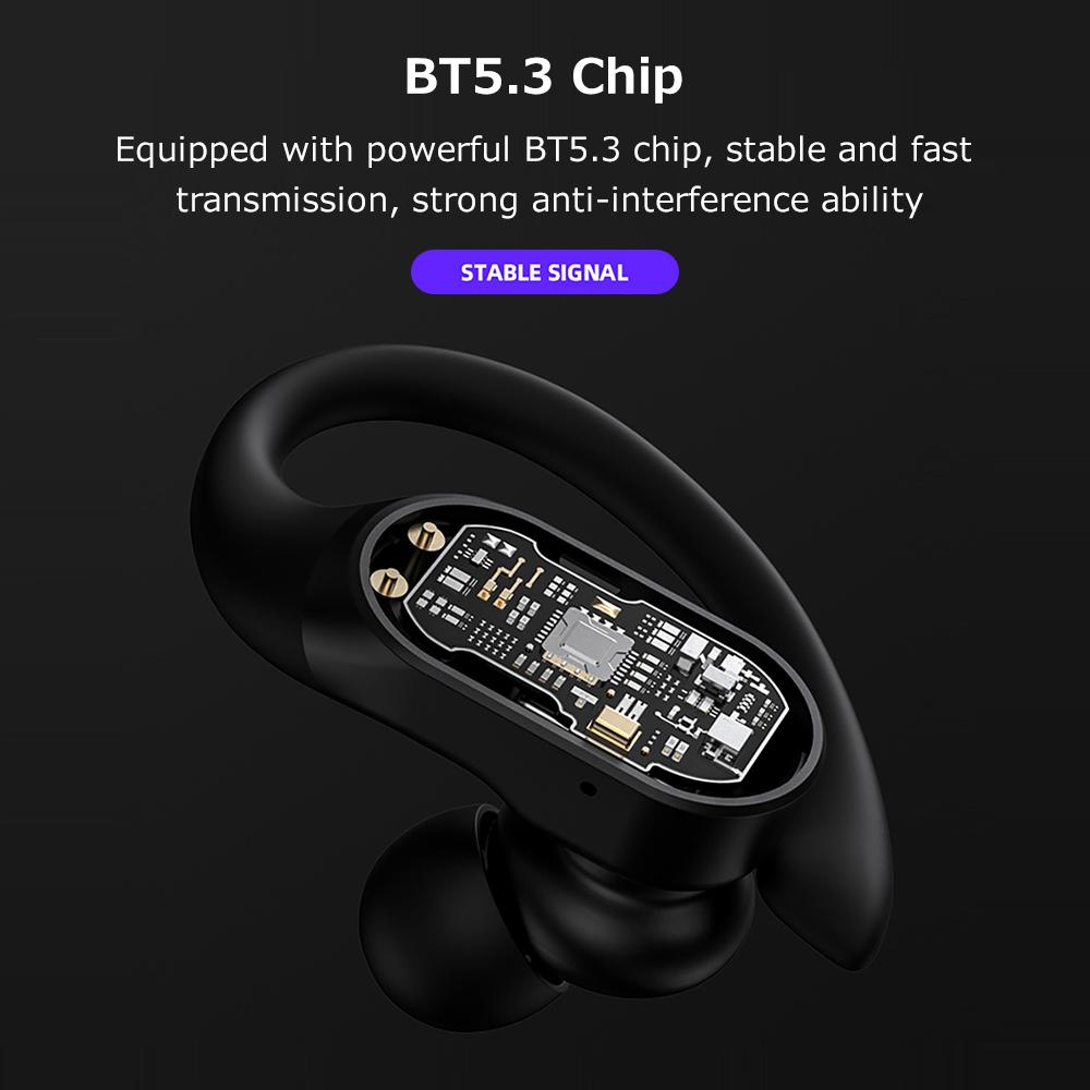 Lenovo Thinkplus LP75 True Wireless BT Headphones Sports Earbuds BT5.3 Chip HiFi Stereo Sound Long