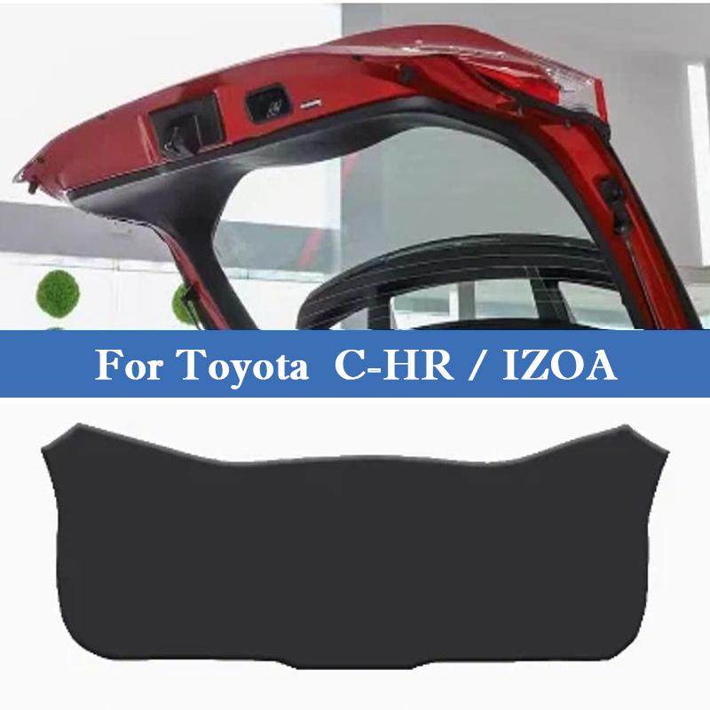 For Toyota C-HR IZOA Car Trunk Door Anti Kick Pad Tailgate Anti-Scratch Protective Mat Sticker Cargo Liner Interior Accessories
