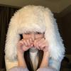 Niche design cute big ears plush Lei Feng hat children autumn and winter warm ear protection bag head knitted cold hat