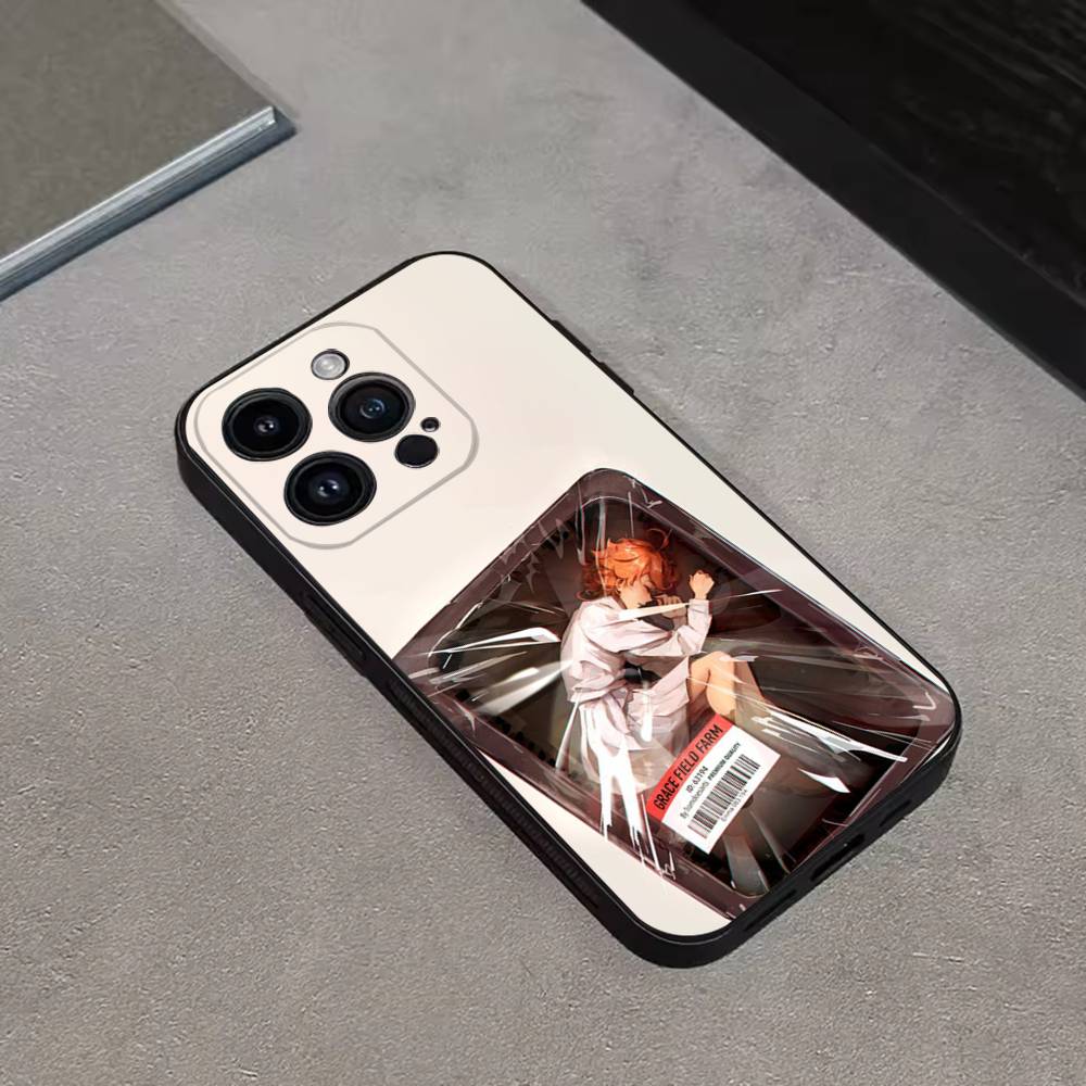 The P-Promised N-Neverland Phone Case For iPhone 17,16,15,14,13,12,11 Plus,Pro Max,XS,X,XR,SE,Mini,8,7,Soft Silicone Black Cover