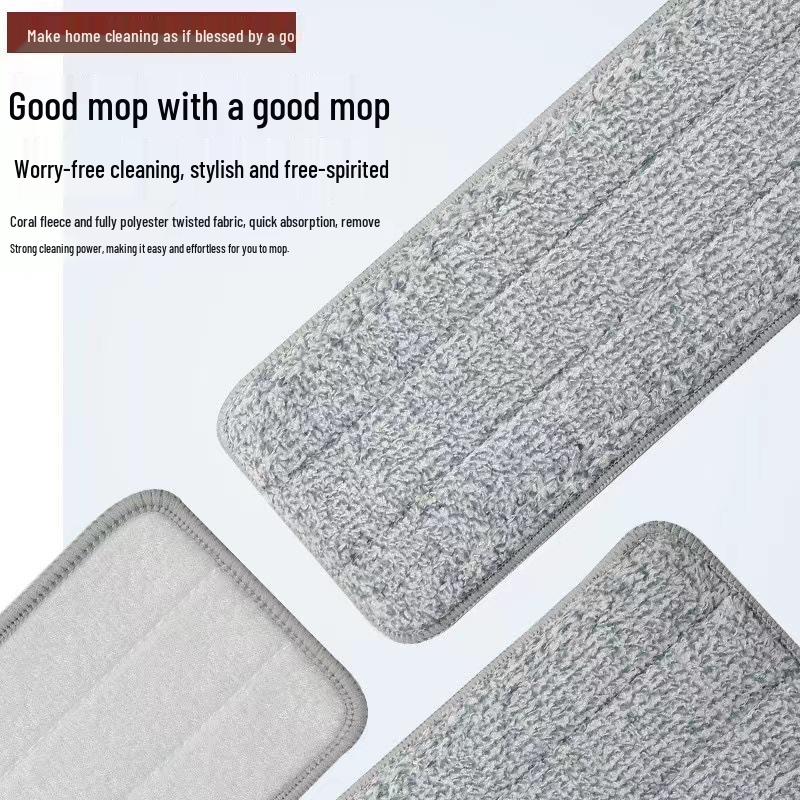 60cm Large Aluminum Plate Lazy Flat Mop for Wood Floors - Labor-Saving Design.