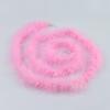 2 Meters Turkey Feather Strip Decoration Performance Dance Decoration Christmas Diy Material 22g Clothing Accessories